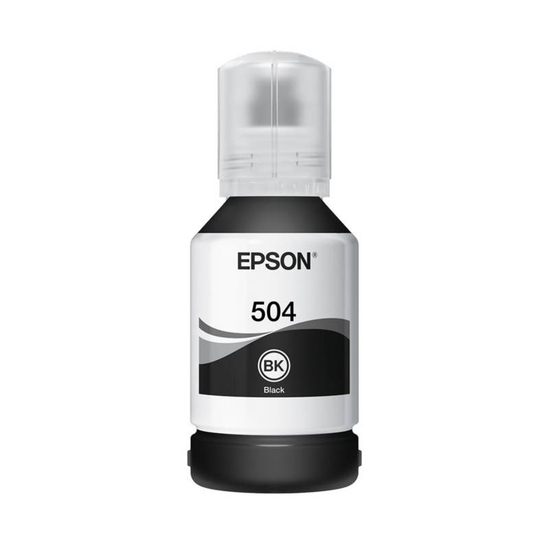 EPSON - Botella de tinta Epson t504120-al 504 negro