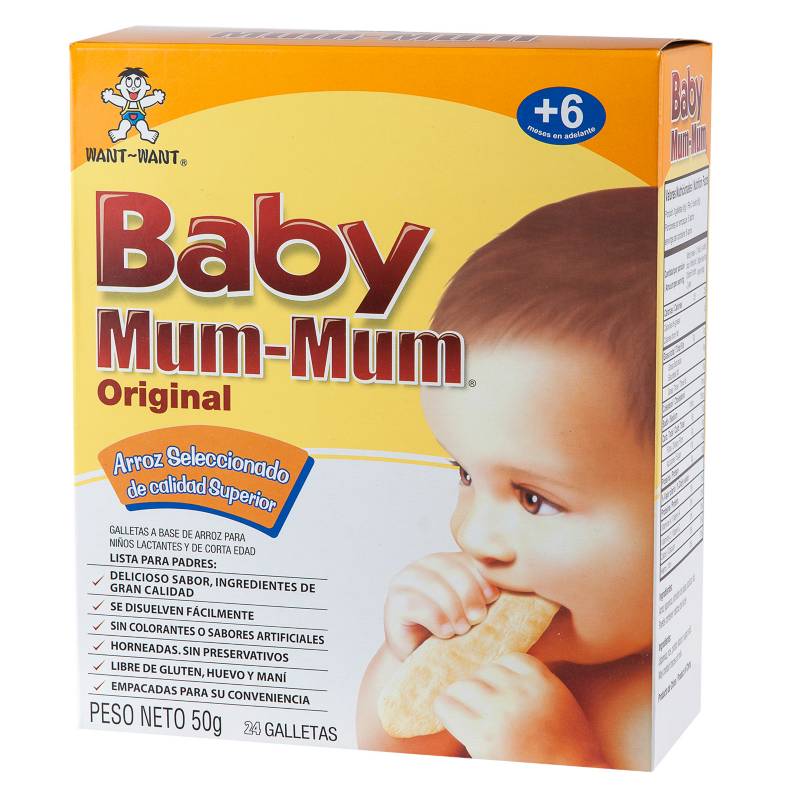 Baby Mum Mum - Galletas Sabor Original