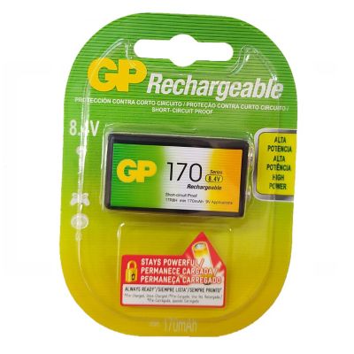 Pila Recargable 9v Nimh 170 Mah Gp