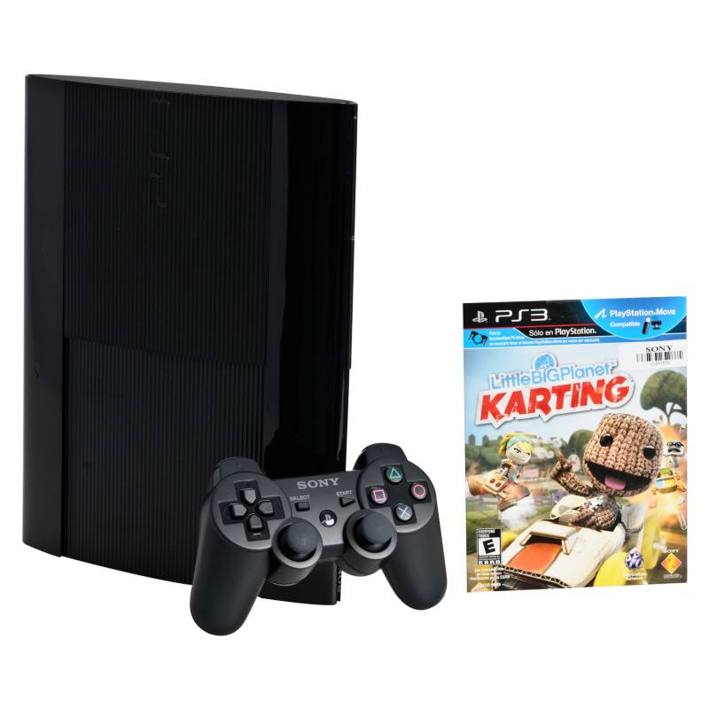 PlayStation 3 - Consola 12GB + Videojuego Little Big Planet: Karting