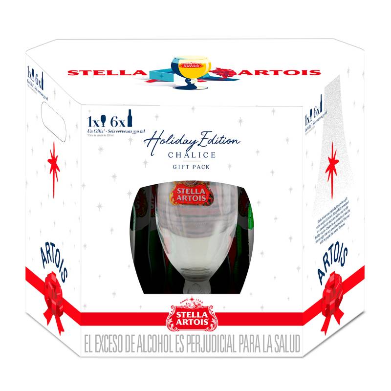  - Stella Artois 330 ml x 6 + Caliz 250