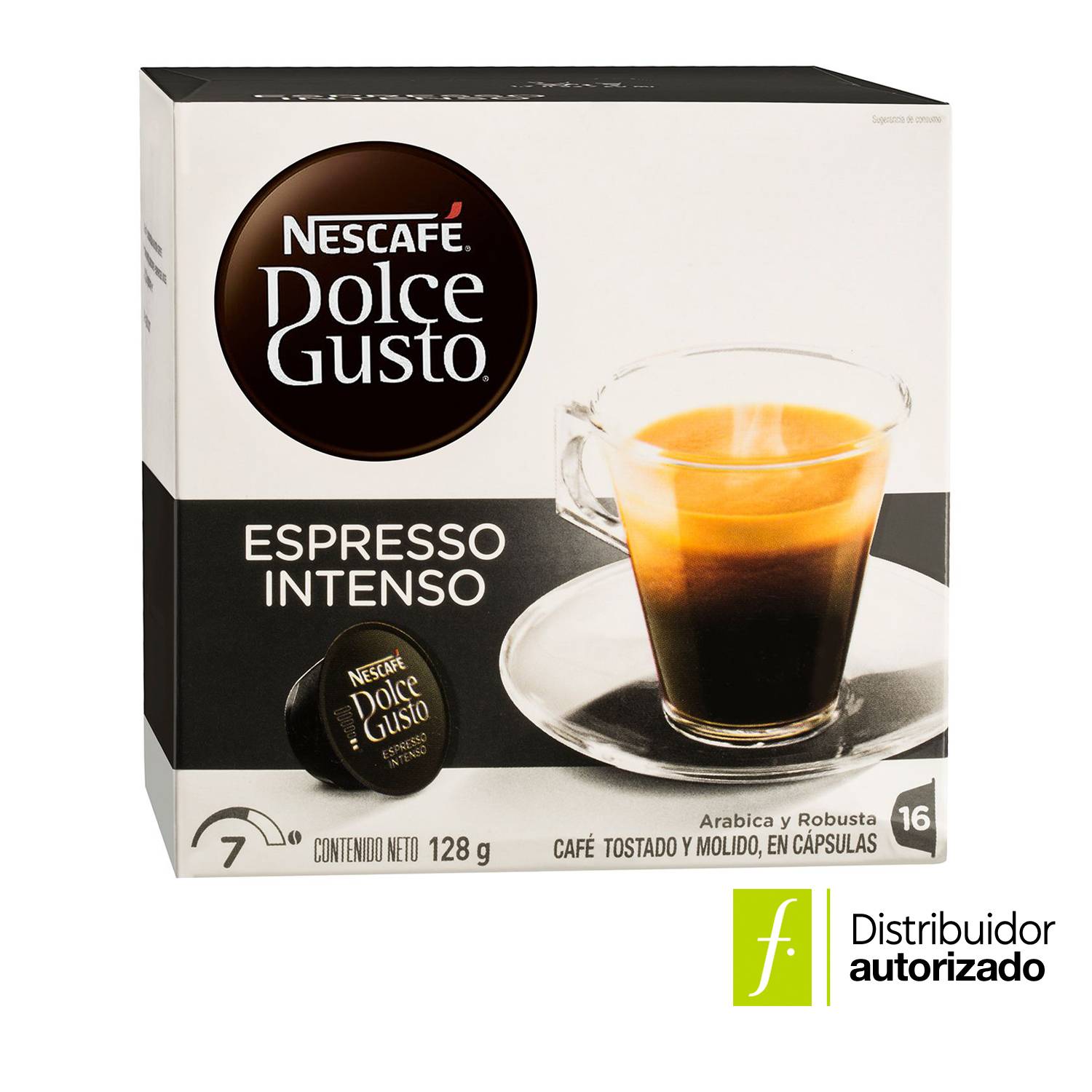 Café espresso descafeinado intenso de Colombia, América Central y Brasil  pack 3 estuches 16 cápsulas intensidad 7 · NESCAFE DOLCE GUSTO ·  Supermercado El Corte Inglés El Corte Inglés