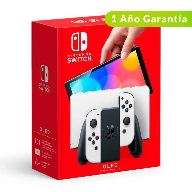 Nintendo - Consola Nintendo Switch Modelo OLED W/White Joy-Con 64GB