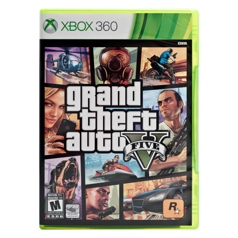 Xbox 360 - Videojuego Grand Theft Auto V 