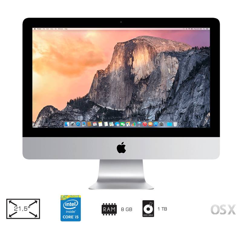 Apple - iMac 21,5" Core i5 8GB 1TB / ME086E/A