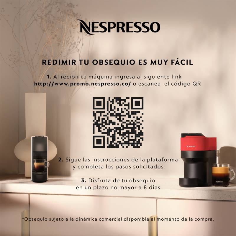 Comprar cafetera mini Essenza mini Negra de Nespresso