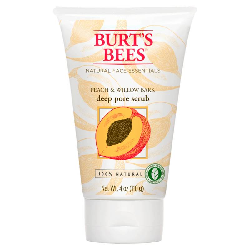 Burts Bees - Exfoliante Facial con Extracto de Durazno y Corteza de Sauce 110 g 
