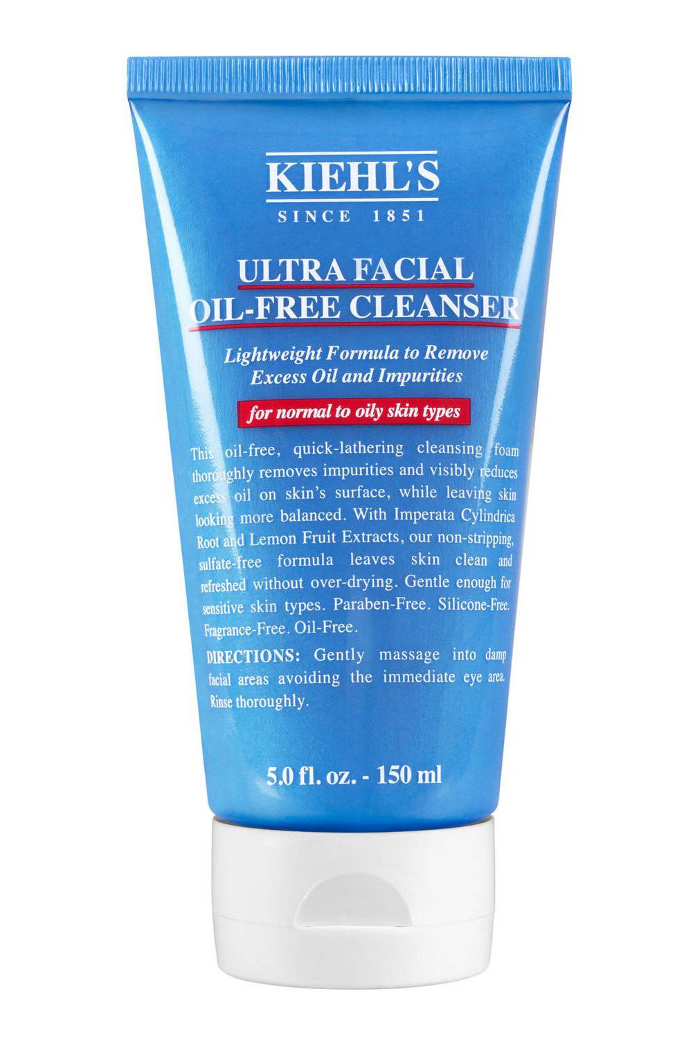 Kiehls - Limpiador Ultra Facial Oil-Free Cleanser 150 ml