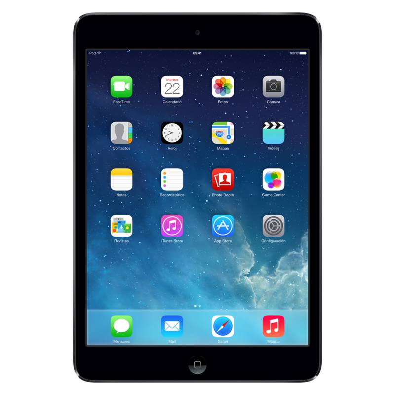 Apple - iPad Mini 16GB Wi-Fi + Cellular Pantalla Retina / ME800E/A Gris Espacial 