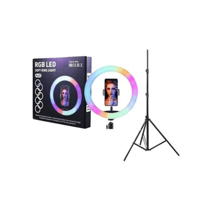 Aro Luz Rgb Led Mj33 Celular 33Cm + Soporte 160Cm Danki