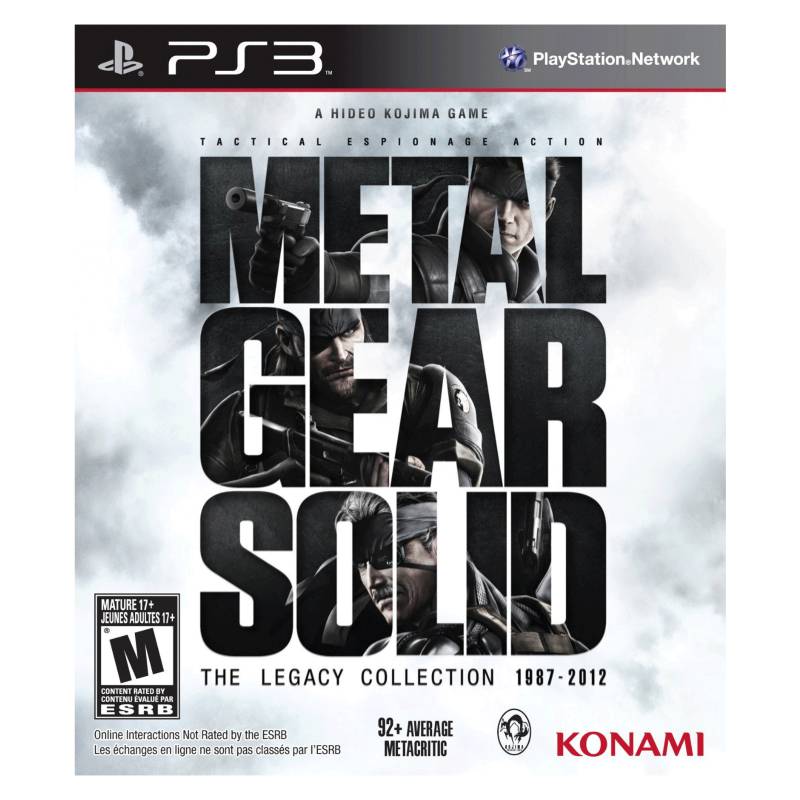 PlayStation 3 - Videojuego Metal Gear Solid: The Legacy Collection
