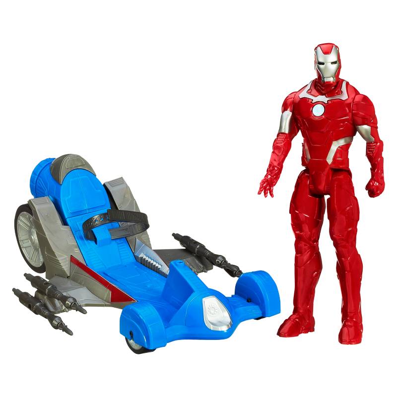 Marvel - Iron Man con Carro de Batalla