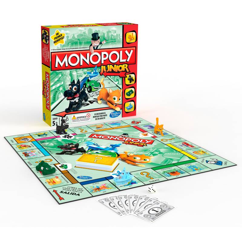 Hasbro Games - Juego de Mesa Monopoly Junior