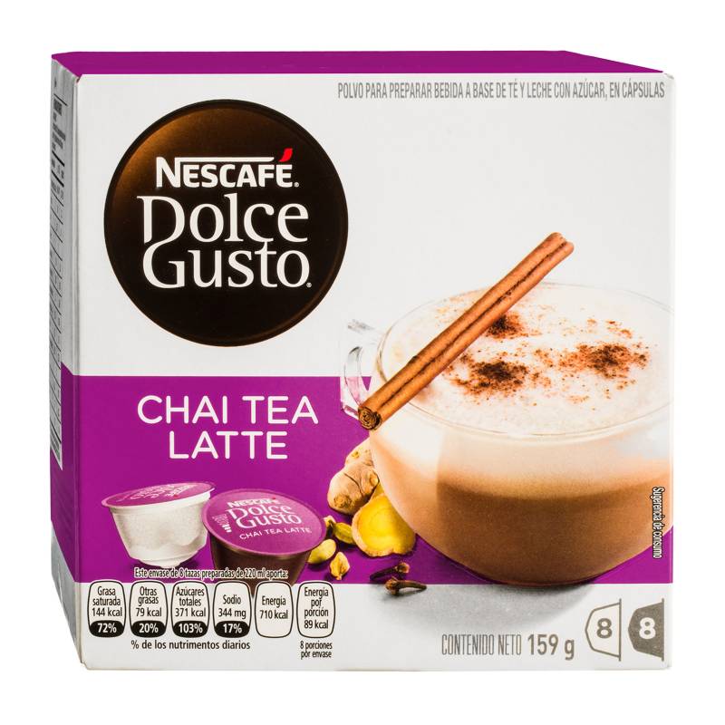 DOLCE GUSTO - Cápsula Chai Tea Latte 8 Cápsulas