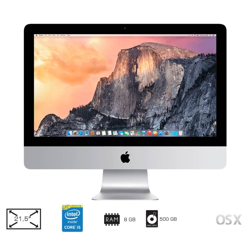 Apple - iMac 21,5" 500GB Intel Core i5 / MF883E/A