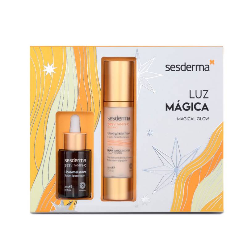 Sesderma - Set Tratamiento antiedad Anti arrugas Rostro Promoción Sesvitamin-C Luz Y Magia Sesderma 80 ml