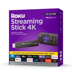 ROKU - Roku Stick 4K | Dispositivo portátil para contenido streaming | Compatible con Alexa, Google Home, Apple Air Play, Apple Home