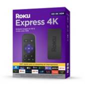 Roku Express 4K, dispositivo de streaming |Incluye cable HDMI/USB de alta velocidad y control remoto | Compatible con Alexa, Google Home, Apple Air Play, Apple Home