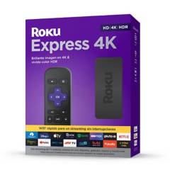 Roku Express 4K, dispositivo de streaming |Incluye cable HDMI/USB de alta velocidad y control remoto | Compatible con Alexa, Google Home, Apple Air Play, Apple Home