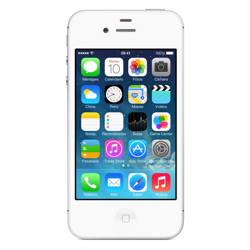 APPLE - Celular Libre iPhone 4S 8GB Blanco GSM | MF264E/A