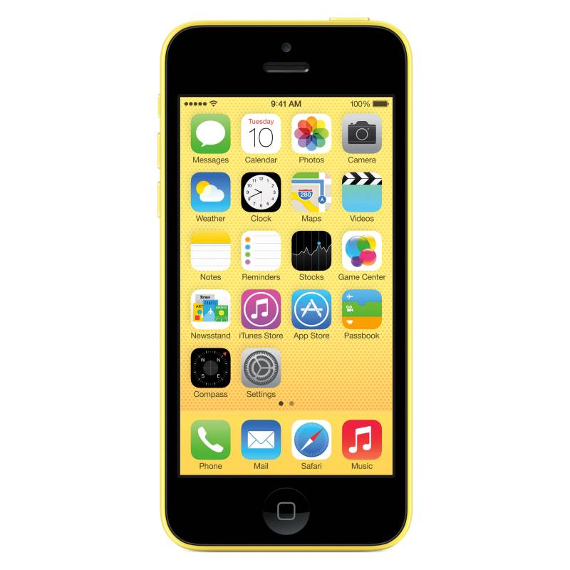 APPLE - Celular Libre iPhone 5C 8GB Amarillo |4G Exclusivo Claro