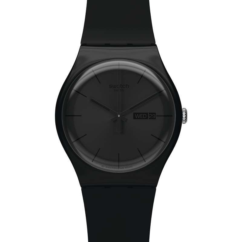 Swatch - Reloj Hombre Swatch Black Rebel SUOB702