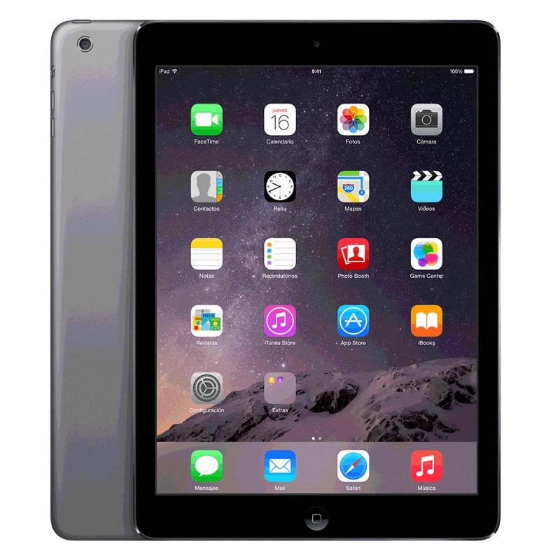 Apple - iPad Air 2 Wi-Fi 64GB Gris