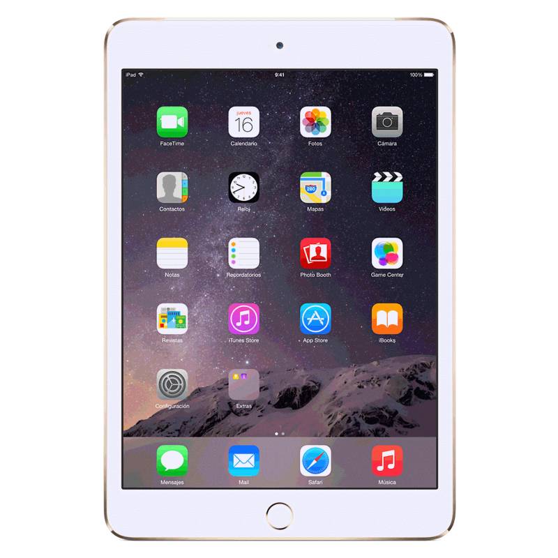 Apple - iPad Mini Wi-Fi + Cellular 64GB Dorado