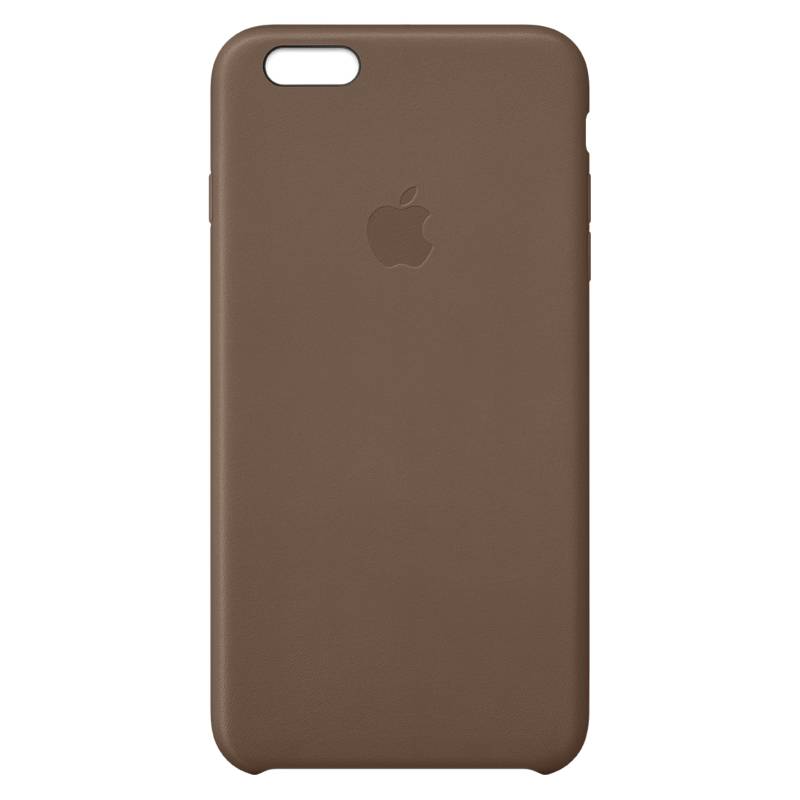 Apple - Case iPhone 6 Plus Cuero Sintético Café