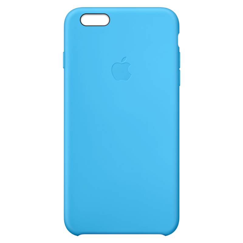 Apple - Case iPhone 6 Plus Silicona Azul