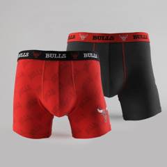 Adidas - Bóxers Chicago Bulls Pack de 2