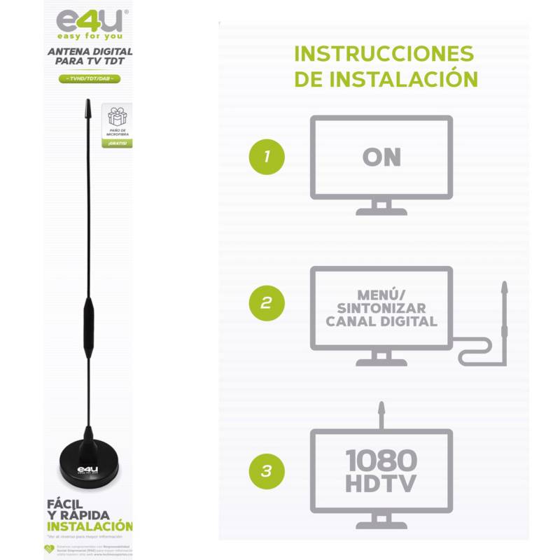 sangrado Torrente Petición Antena para TDT HD TECHNOSOPORTES | falabella.com