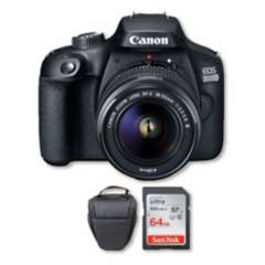 Canon - Canon 2000D / T7 Con Lente + Memoria 64Gb + Bolso