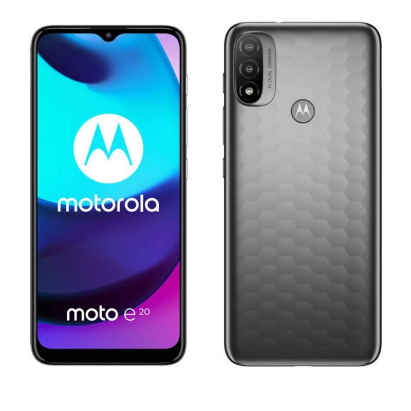 Motorola - Celular Motorola E20 Negro