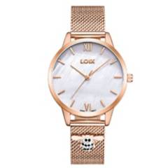 Loix - Reloj Loix dama pulso acero  oro rosa L1184-2