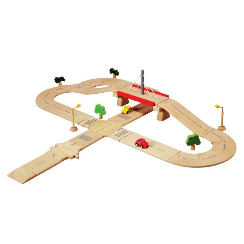 Plan Toys - Pista de Tren con Puente