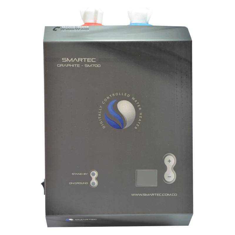 Smartec - Calentador de Agua a Paso Eléctrico SM700 Grafito