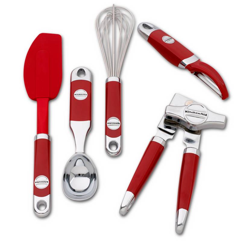 KitchenAid - Set x 5 Gadgets Rojo