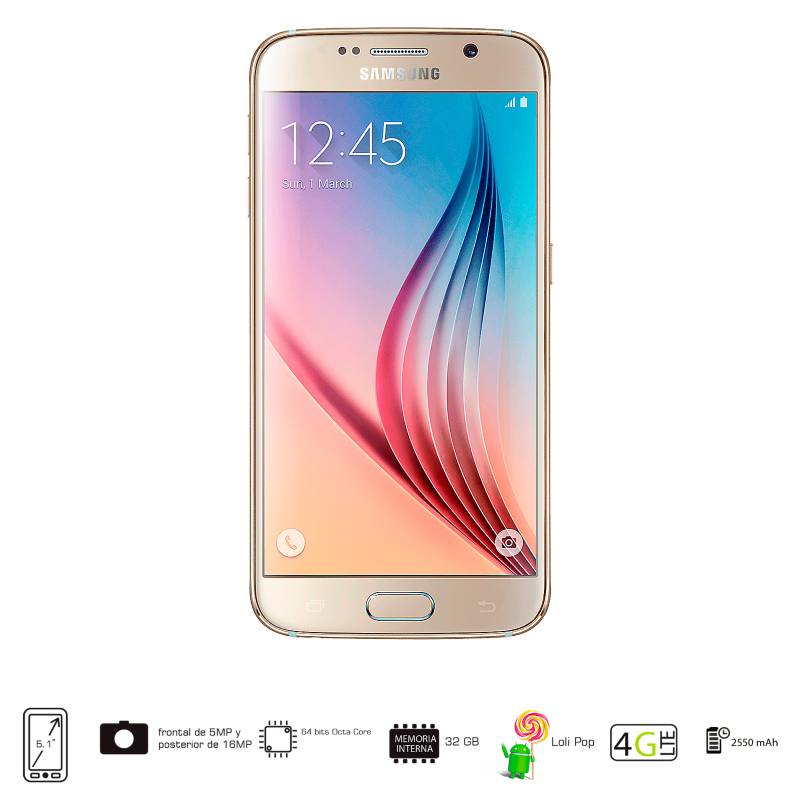 SAMSUNG - Galaxy S6 32GB Dorado