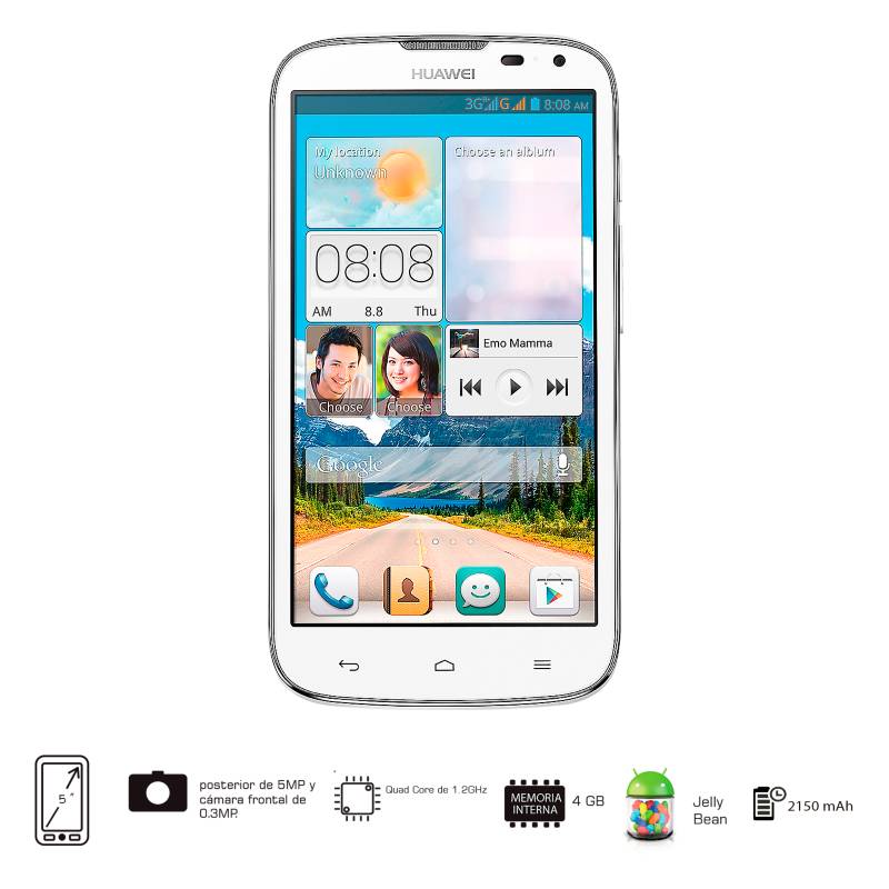 HUAWEI - Celular Libre G610 Blanco