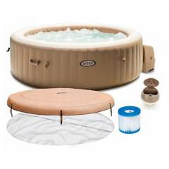 Intex - Jacuzzi spa inflable PureSpa 4 personas 795L