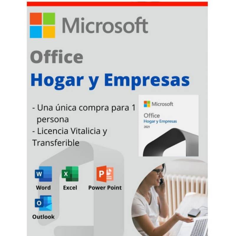 Licencia Microsoft Office 2021 Home & Business Esd Microsoft 