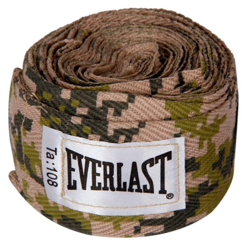 Everlast - Venda para manos 108 pulg camuflada