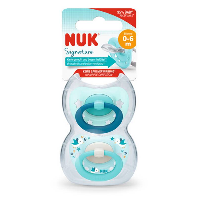 Nuk - Accesorio de Lactancia Nuk Chupo de Entretención Signature x2 T1 Niño Manual
