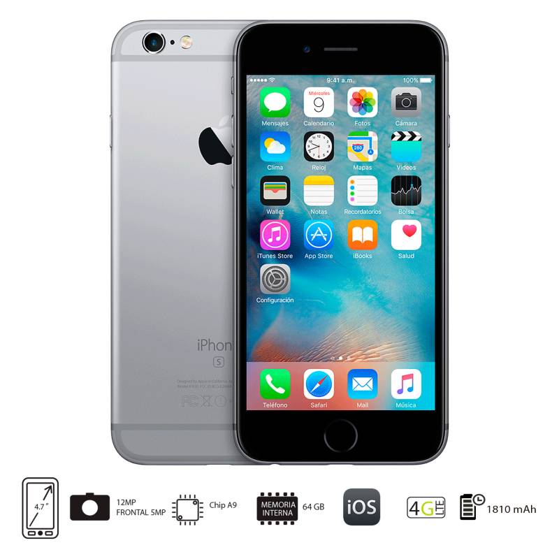 APPLE - iPhone 6S 64GB Gris Espacial