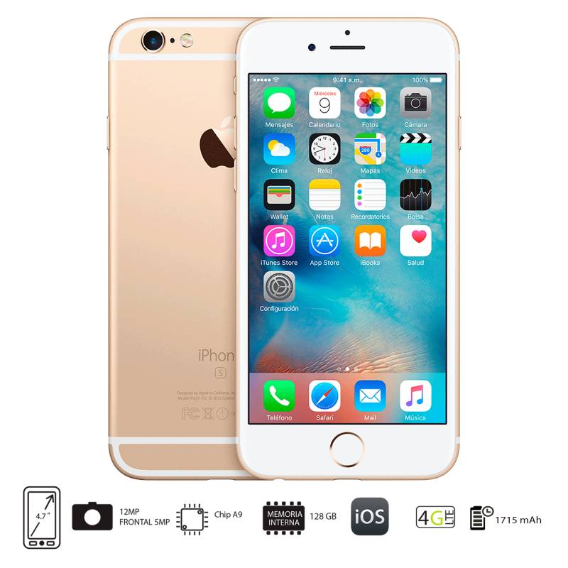 APPLE - iPhone 6S 128GB Dorado