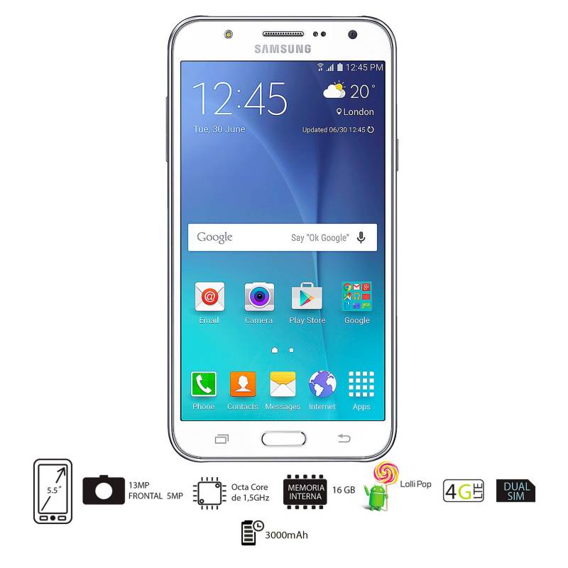 Samsung - Galaxy J7 DS Blanco Celular Libre