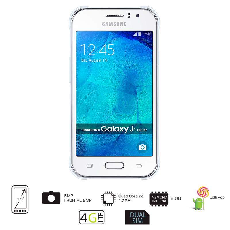 Samsung Galaxy J1 Ace DS Blanco Celular Libre | Falabella.com