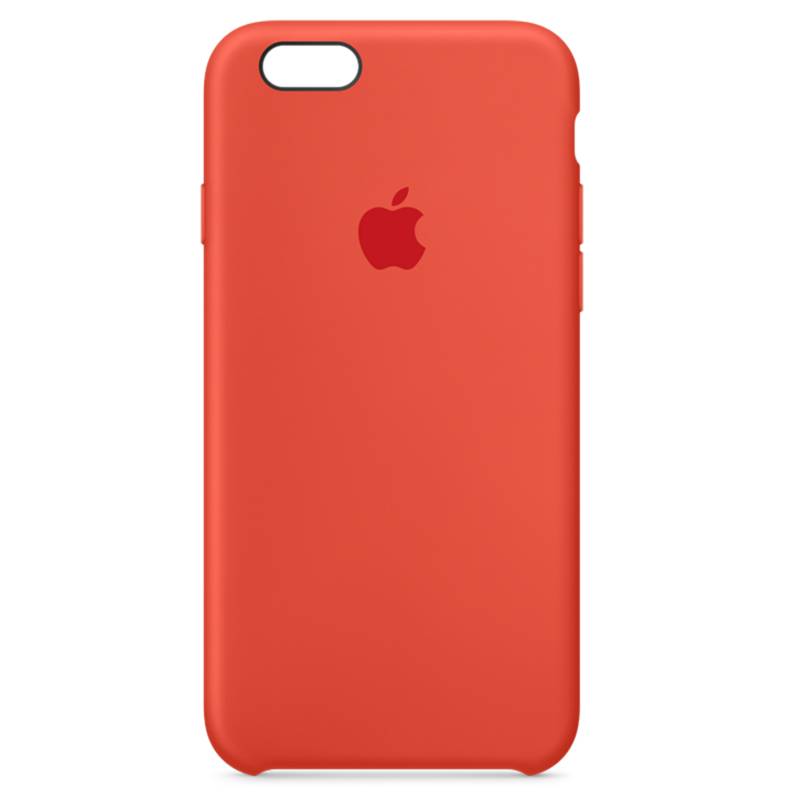 Apple - Funda Silicona para iPhone 6s Rojo