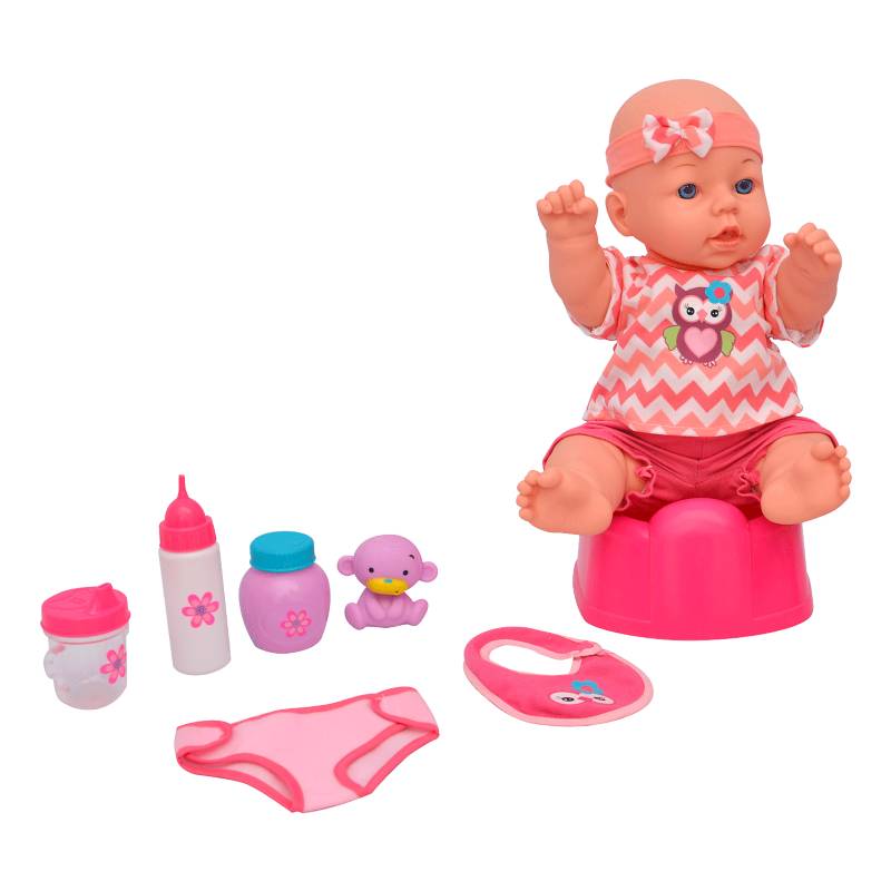 Gigo Toys - Muñeca Bebe y Va al Baño